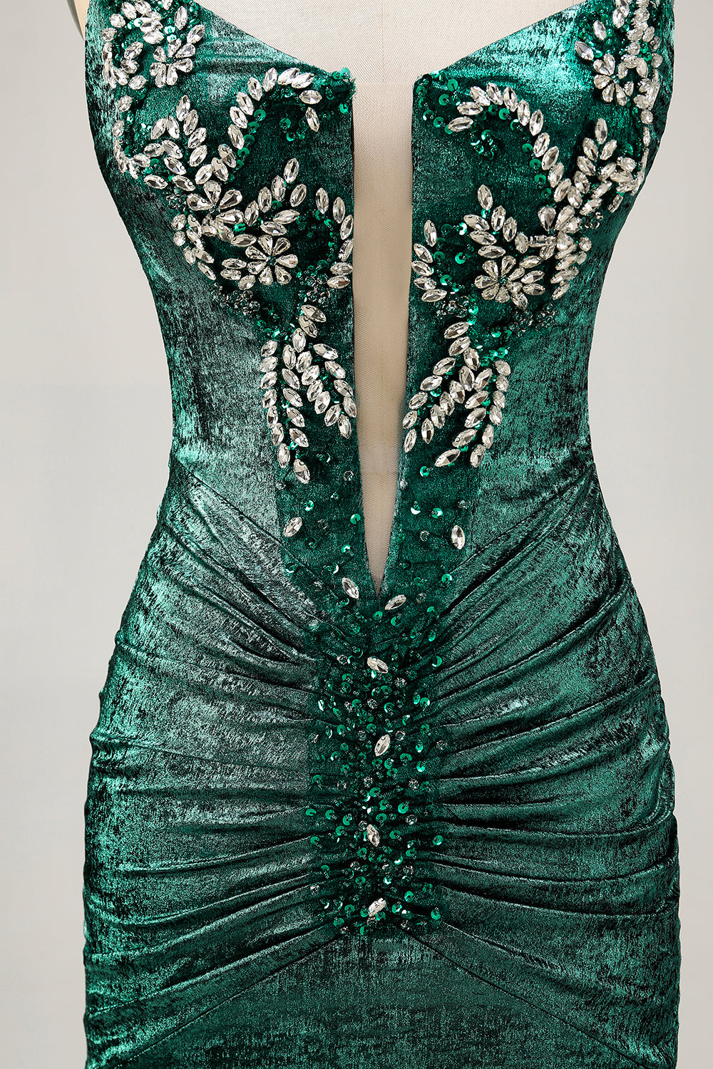 Wine Strapless Ruched Bodycon Homecoming Dress with Rhinestones - Image 13