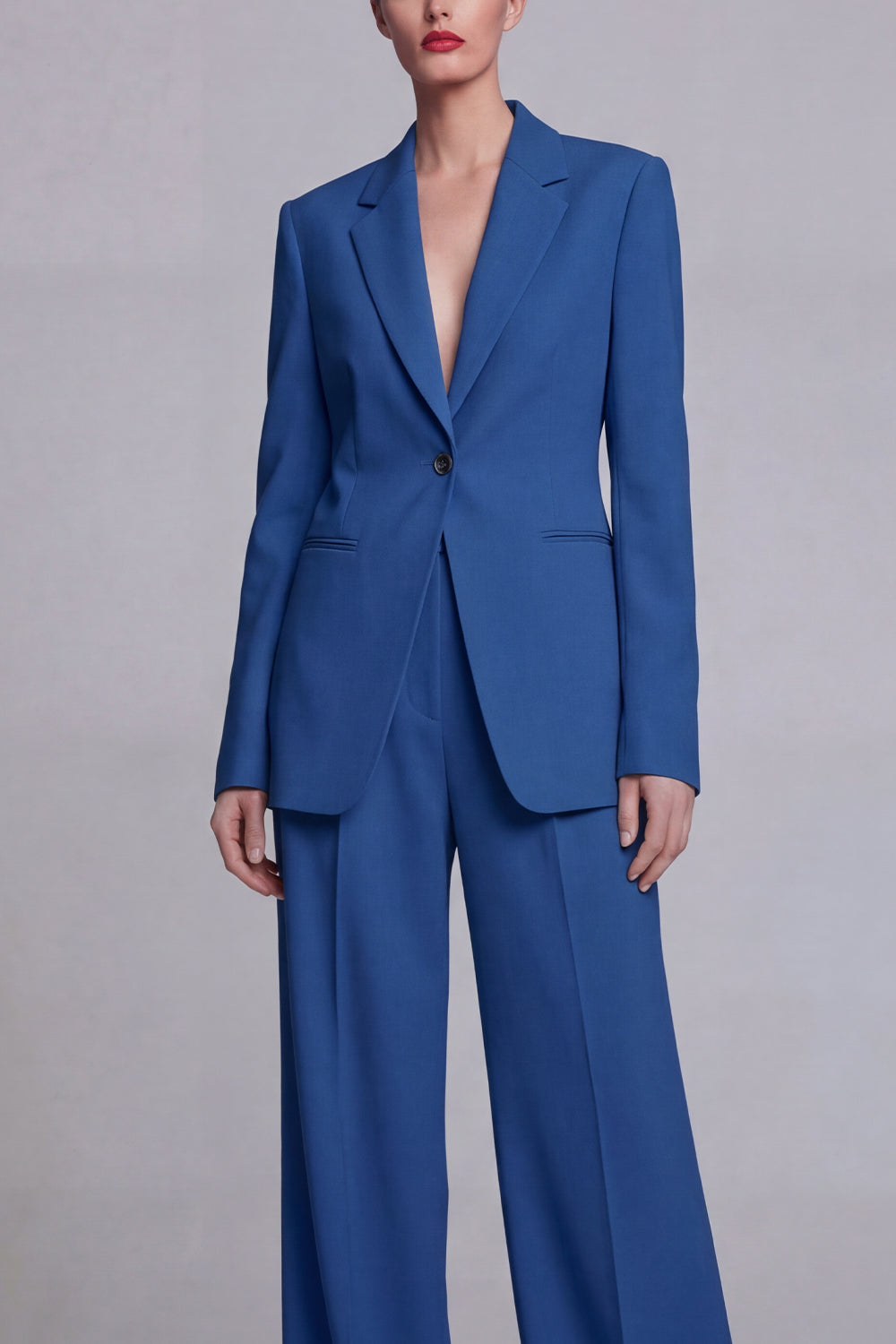 Yellow Notched Lapel 2 Piece Single Buckle Women Suits - Image 6