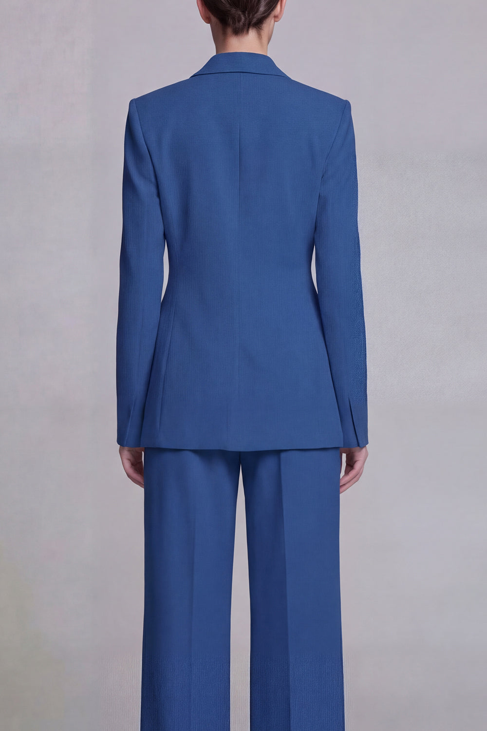 Yellow Notched Lapel 2 Piece Single Buckle Women Suits - Image 8