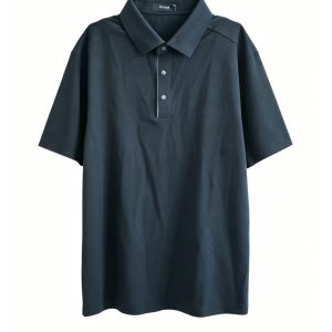 Premium Black Moisture-Wicking Short Sleeve Polo